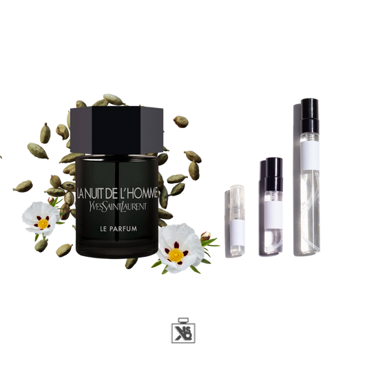 Décant authentique d'Yves Saint Laurent La Nuit de l'Homme Parfum - 2ml / 5ml / 10ml