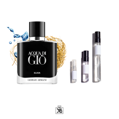 Décant authentique d'Acqua di gio Elixir pour homme - 2ml/5ml/10ml