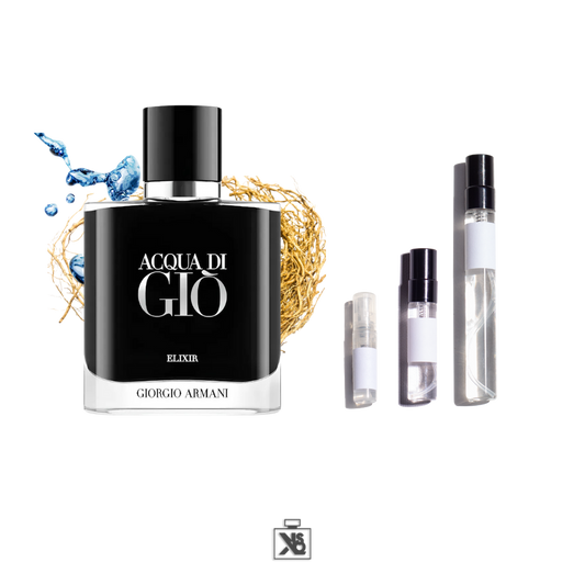 Décant authentique d'Acqua di gio Elixir pour homme - 2ml/5ml/10ml