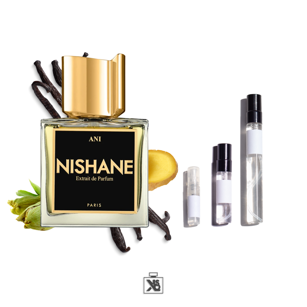 Décant authentique de NISHANE ANI extrait de parfum mixte - 2ml / 5ml / 10ml