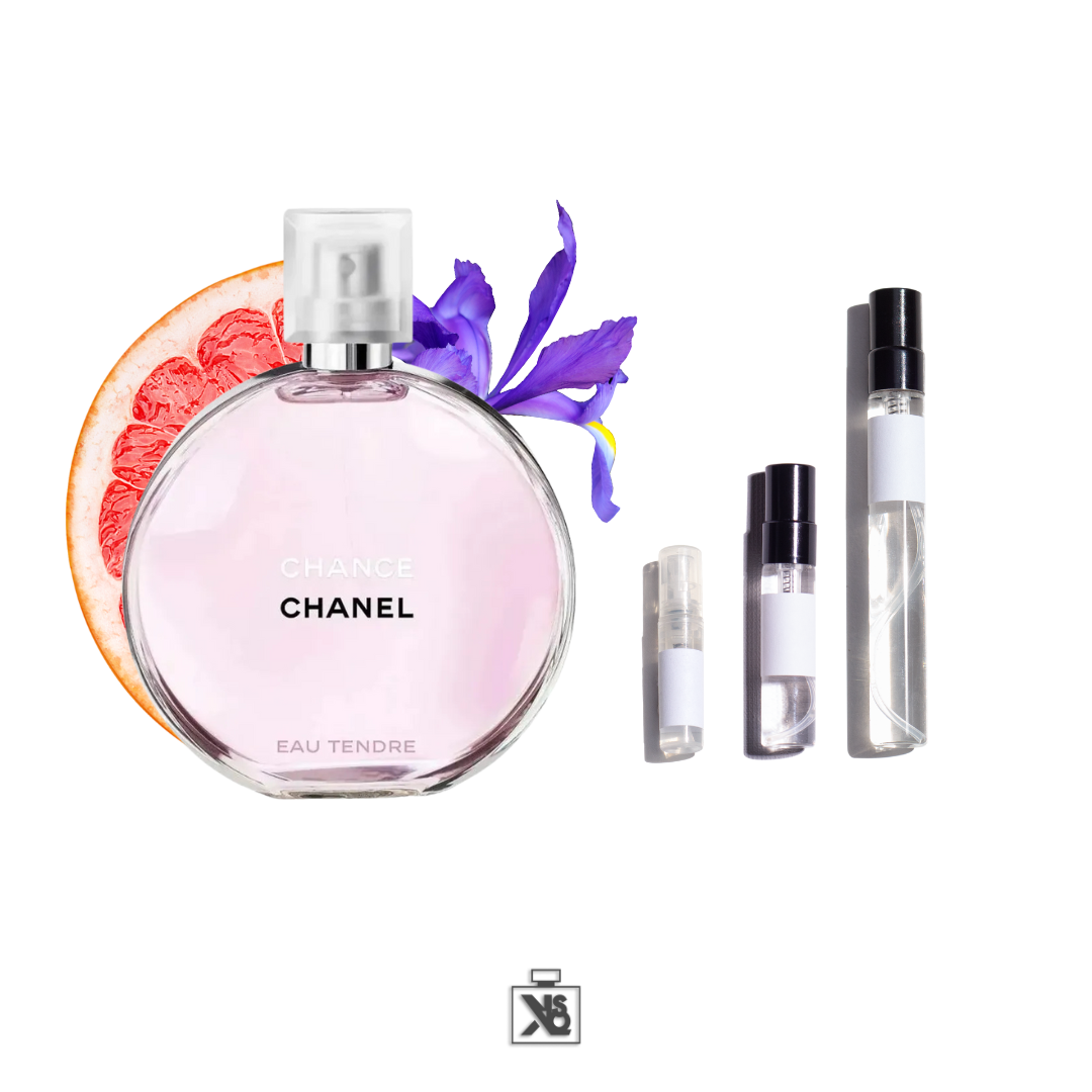 Décant authentique de Chanel Chance Eau tendre eau de toilette pour femme - 2ml/5ml/10ml