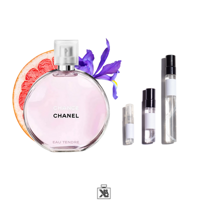 Décant authentique de Chanel Chance Eau tendre eau de toilette pour femme - 2ml/5ml/10ml