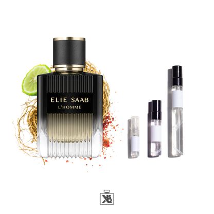 Décant authentique de Elie Saab L'homme eau de parfum - 2ml / 5ml / 10ml
