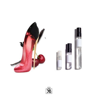 Décant authentique de Carolina Herrera Very good girl Glam eau de parfum pour femme - 2ml / 5ml / 10ml