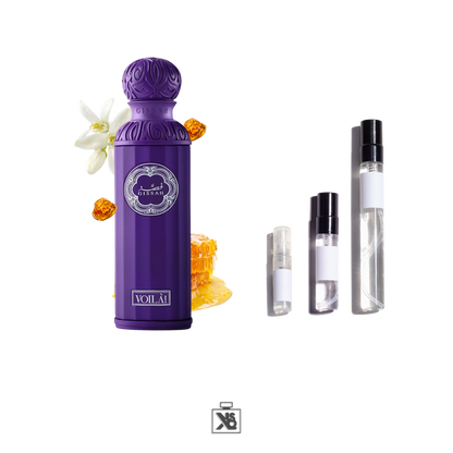 Décant authentique de GISSAH Voila eau de parfum pour femme- 2ml / 5ml / 10ml