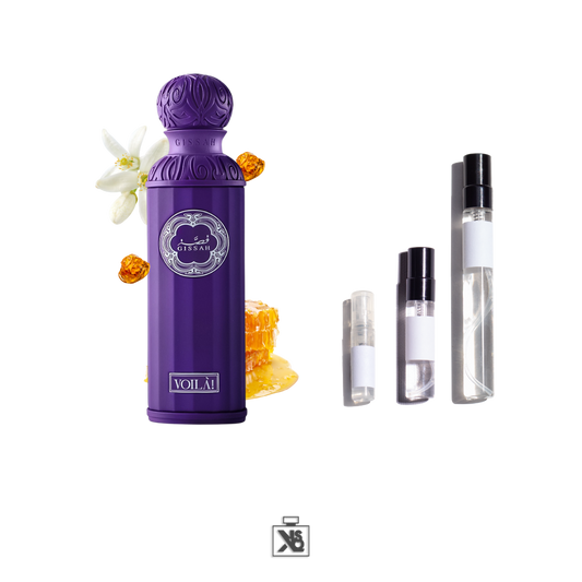 Décant authentique de GISSAH Voila eau de parfum pour femme- 2ml / 5ml / 10ml