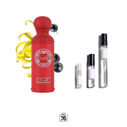 Décant authentique de GISSAH Flair eau de parfum pour femme- 2ml / 5ml / 10ml