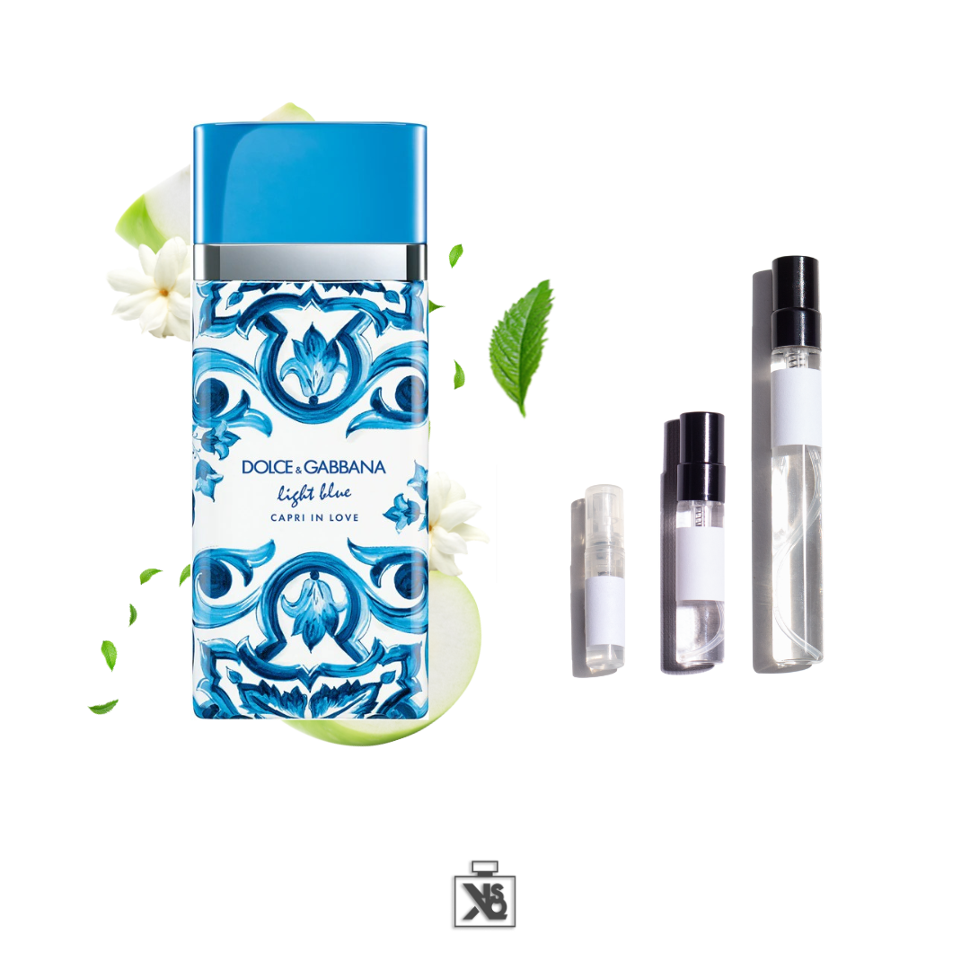 Décant authentique de Dolce&Gabbana Light Blue Capri in Love eau de parfum pour femme - 2ml/5ml/10ml