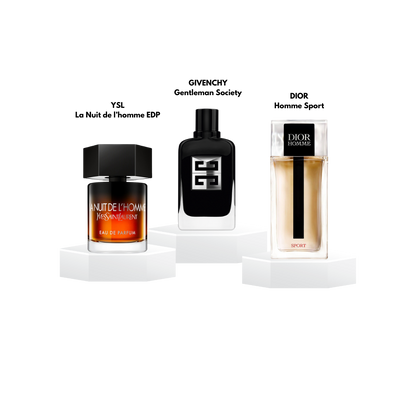 Packs decants 'Classe' pour homme - 5ml / 10ml