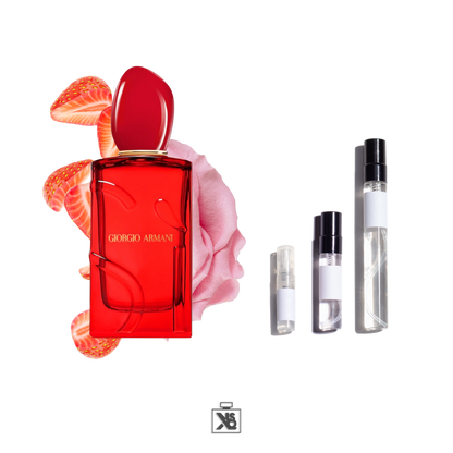 Décant authentique d'Armani Sì Passione Red Musk eau de parfum pour femme - 2ml / 5ml / 10ml