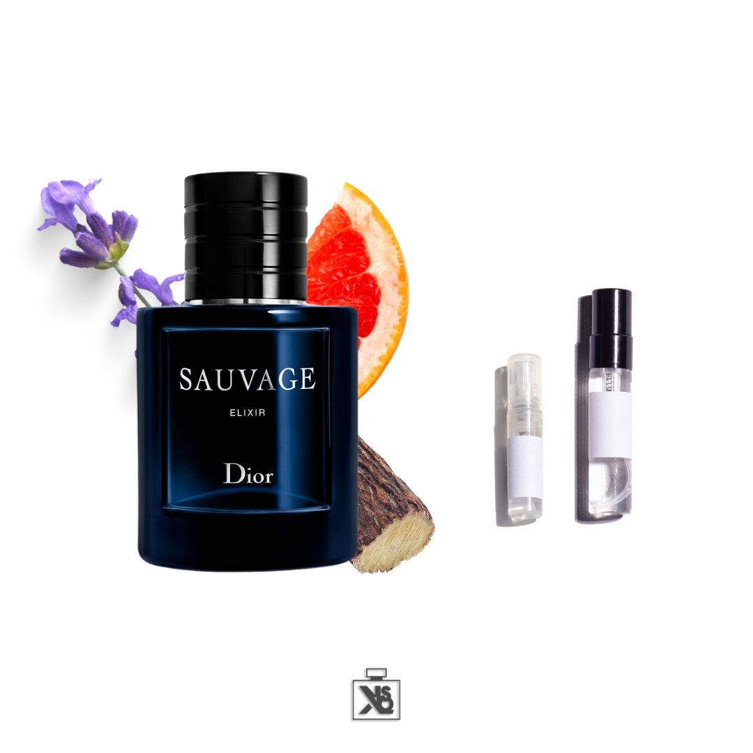 Décant authentique de SAUVAGE Elixir - 2ml/5ml/10ml