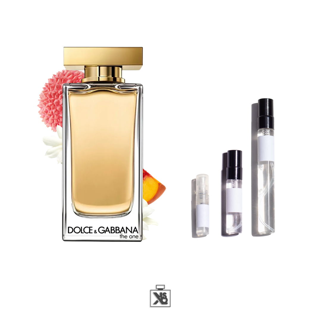 Décant authentique de Dolce&Gabbana The One eau de toilette pour femme - 2ml / 5ml / 10ml