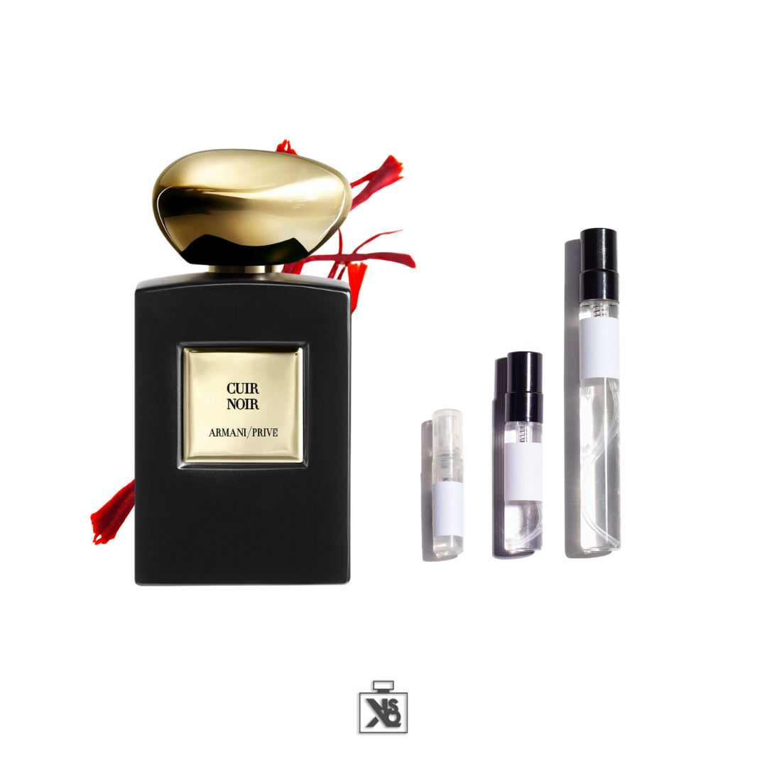 Décant authentique d'ARMANI/PRIVÉ CUIR NOIR eau de parfum intense - 2ml/5ml/10ml