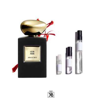 Décant authentique d'ARMANI/PRIVÉ CUIR NOIR eau de parfum intense - 2ml/5ml/10ml