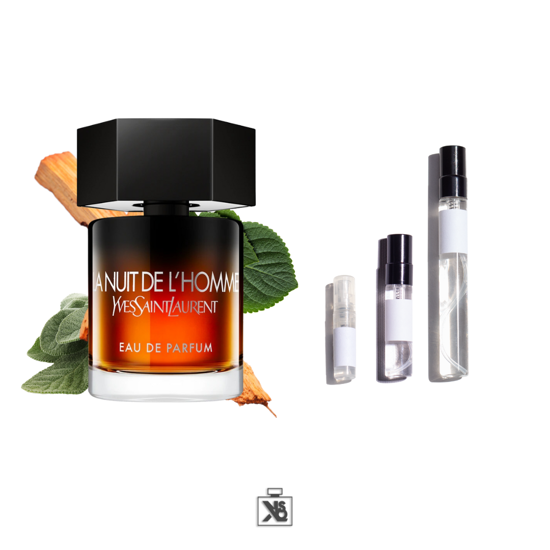 Décant authentique de Yves Saint Laurent La nuit de l'homme eau de parfum - 2ml / 5ml / 10ml