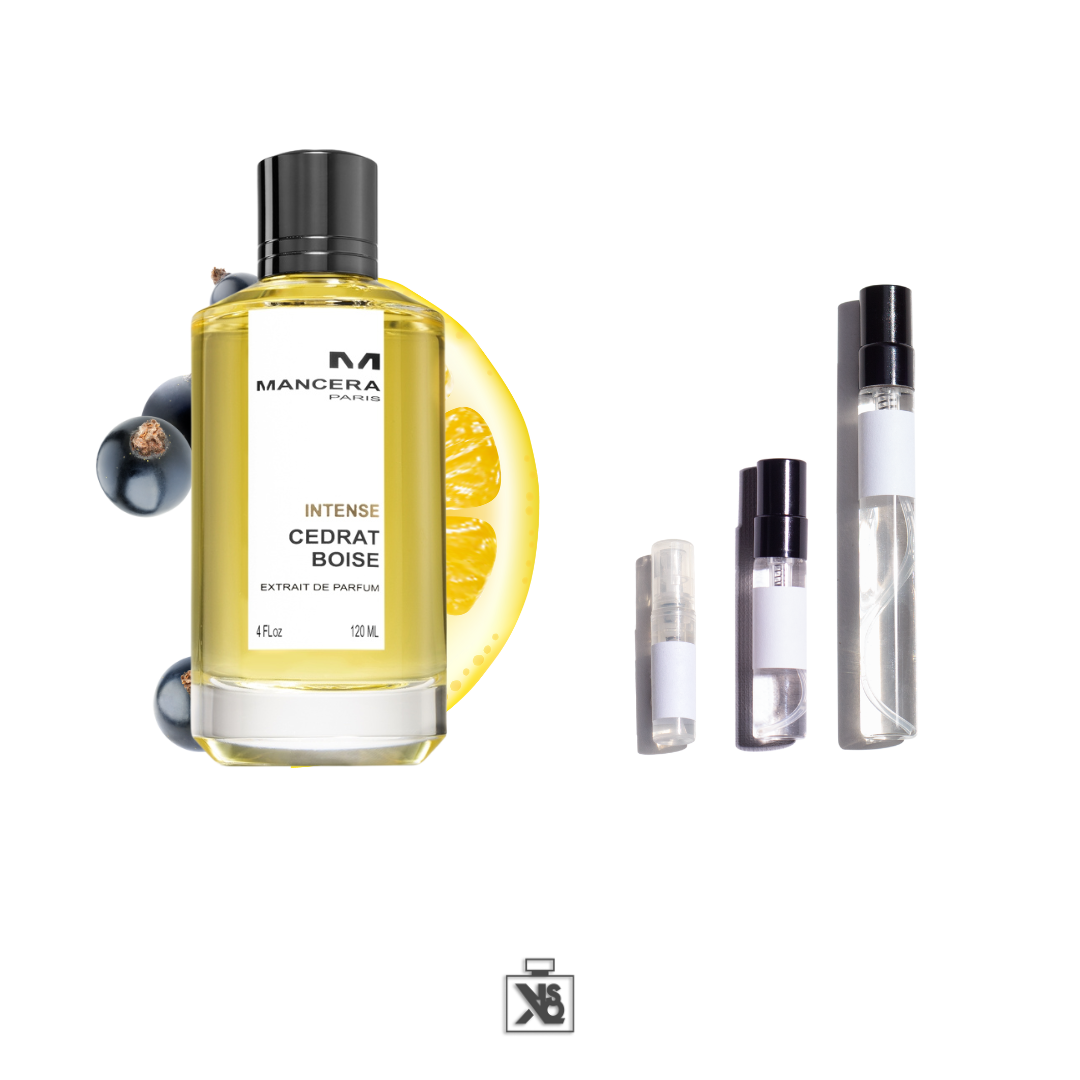 Décant authentique de MANCERA Cedrat boise Intense pour homme - 2ml/5ml/10ml