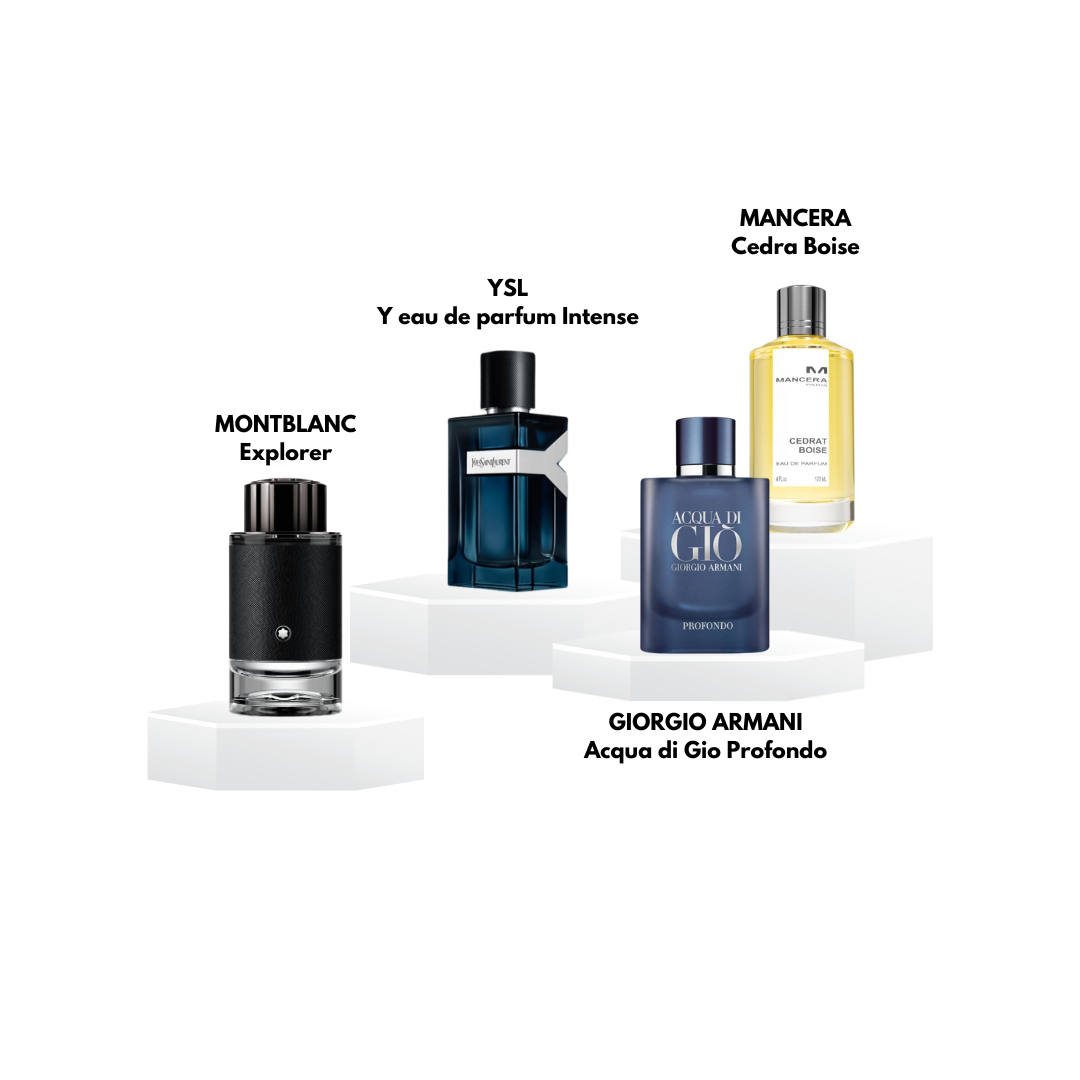 Packs decants 'Signature Scents' pour homme - 5ml / 10ml